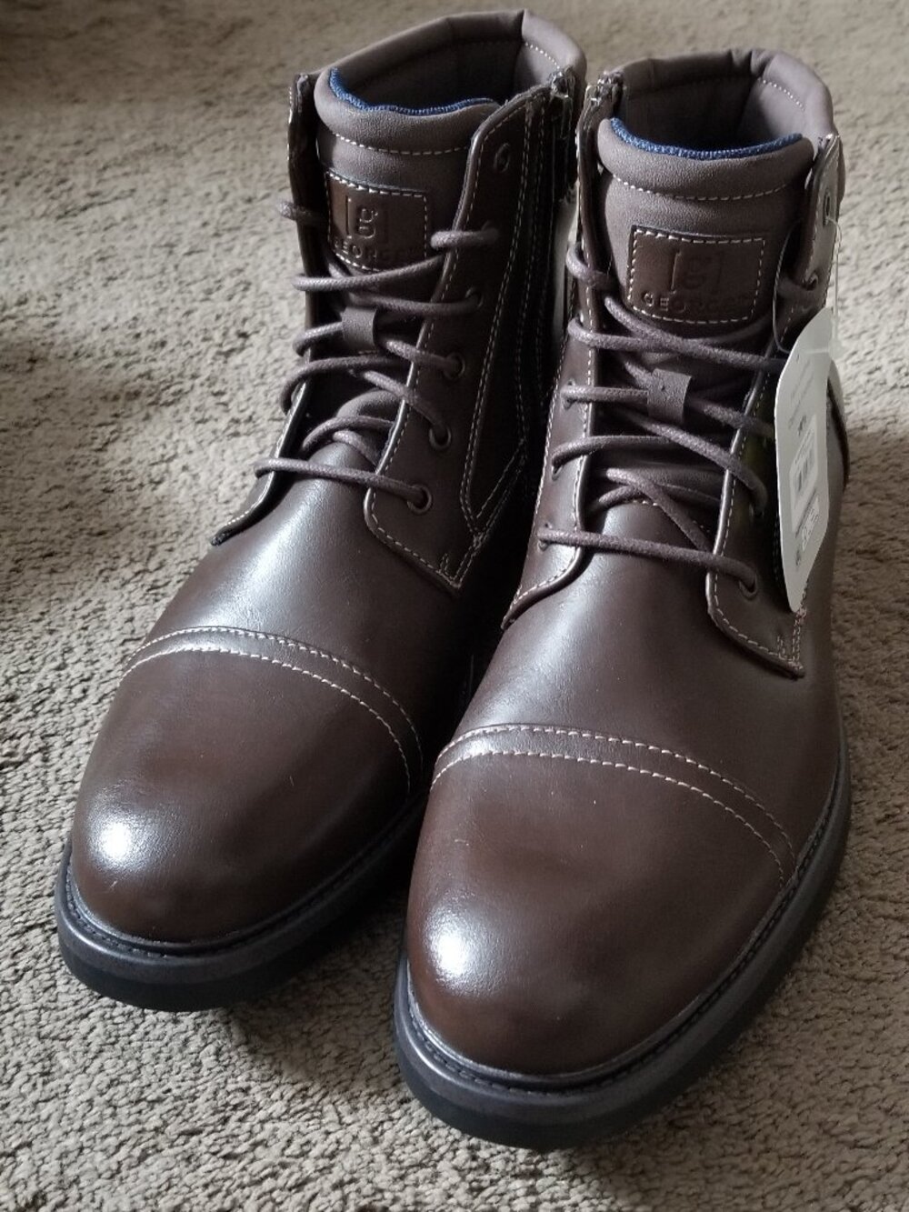 New! Faux Leather Boots